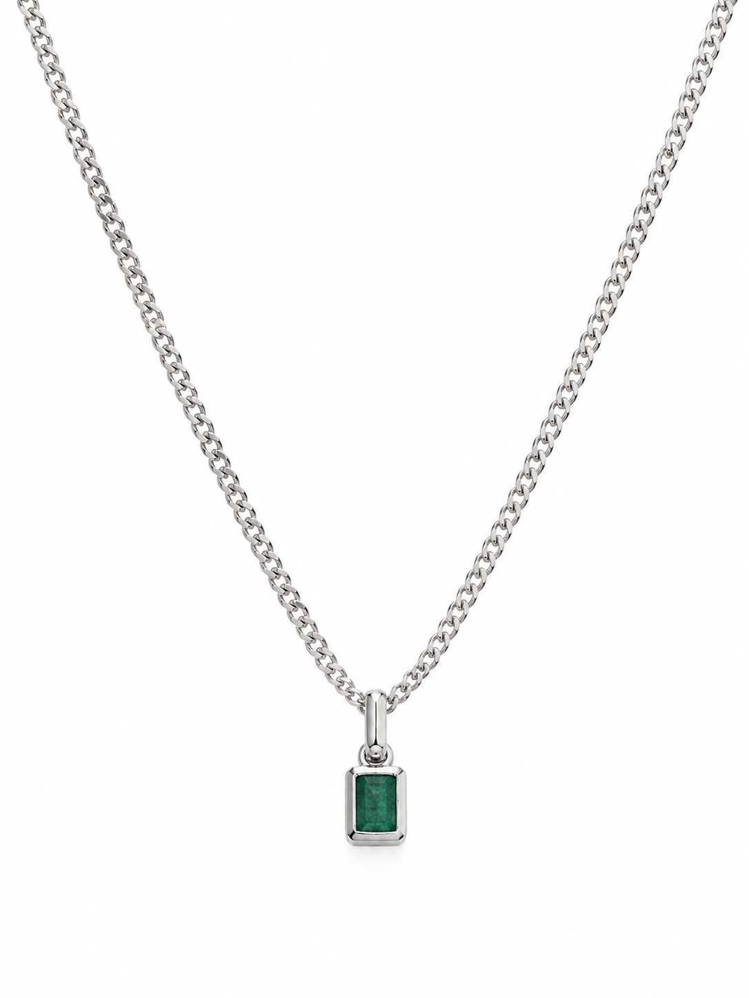 Cadena Minimal Esmeralda