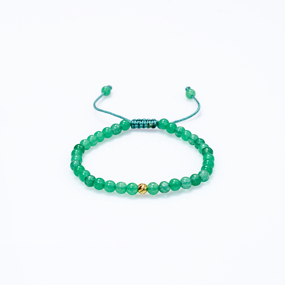 Brazalete Jade 18k