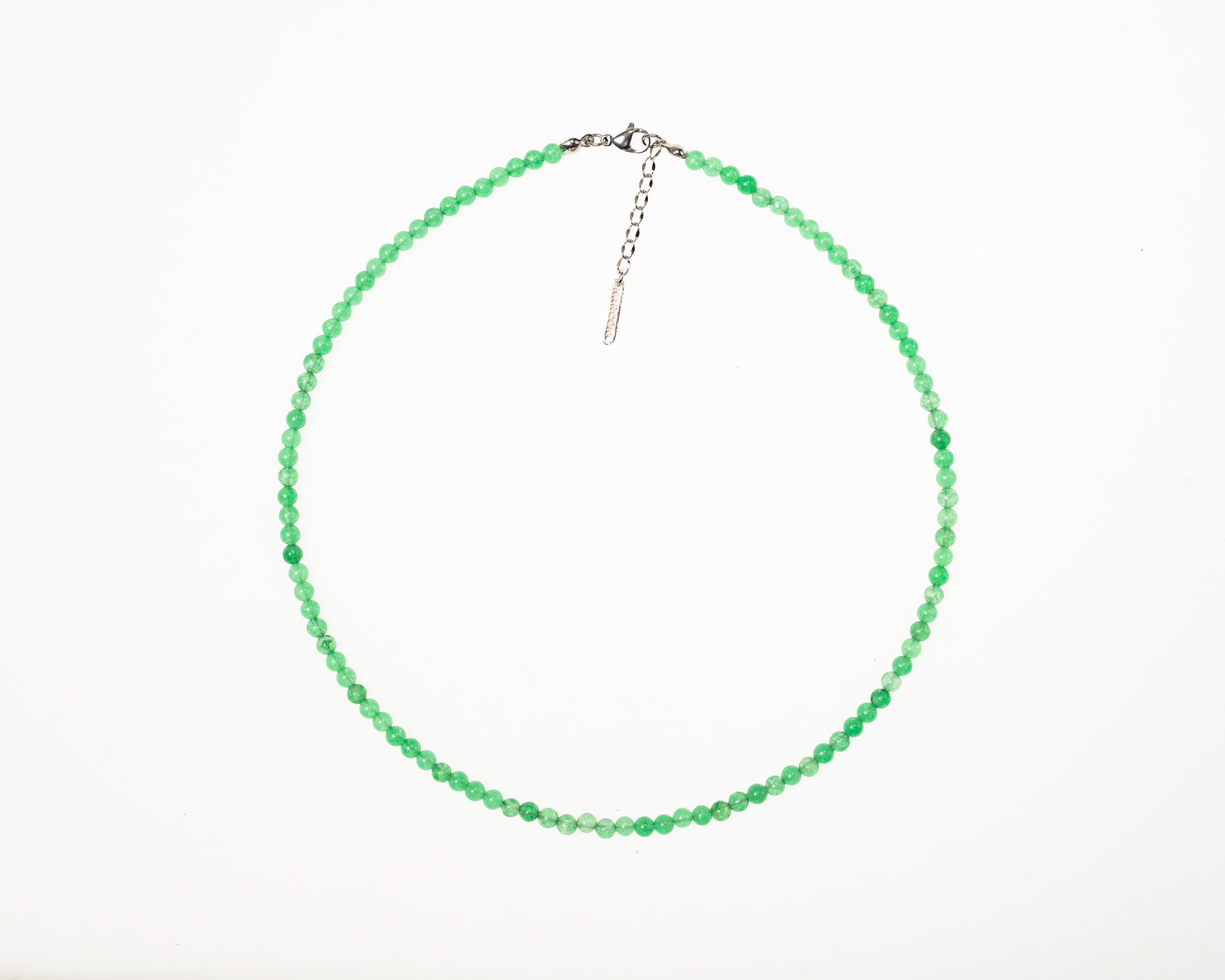 Collar de piedras Jade