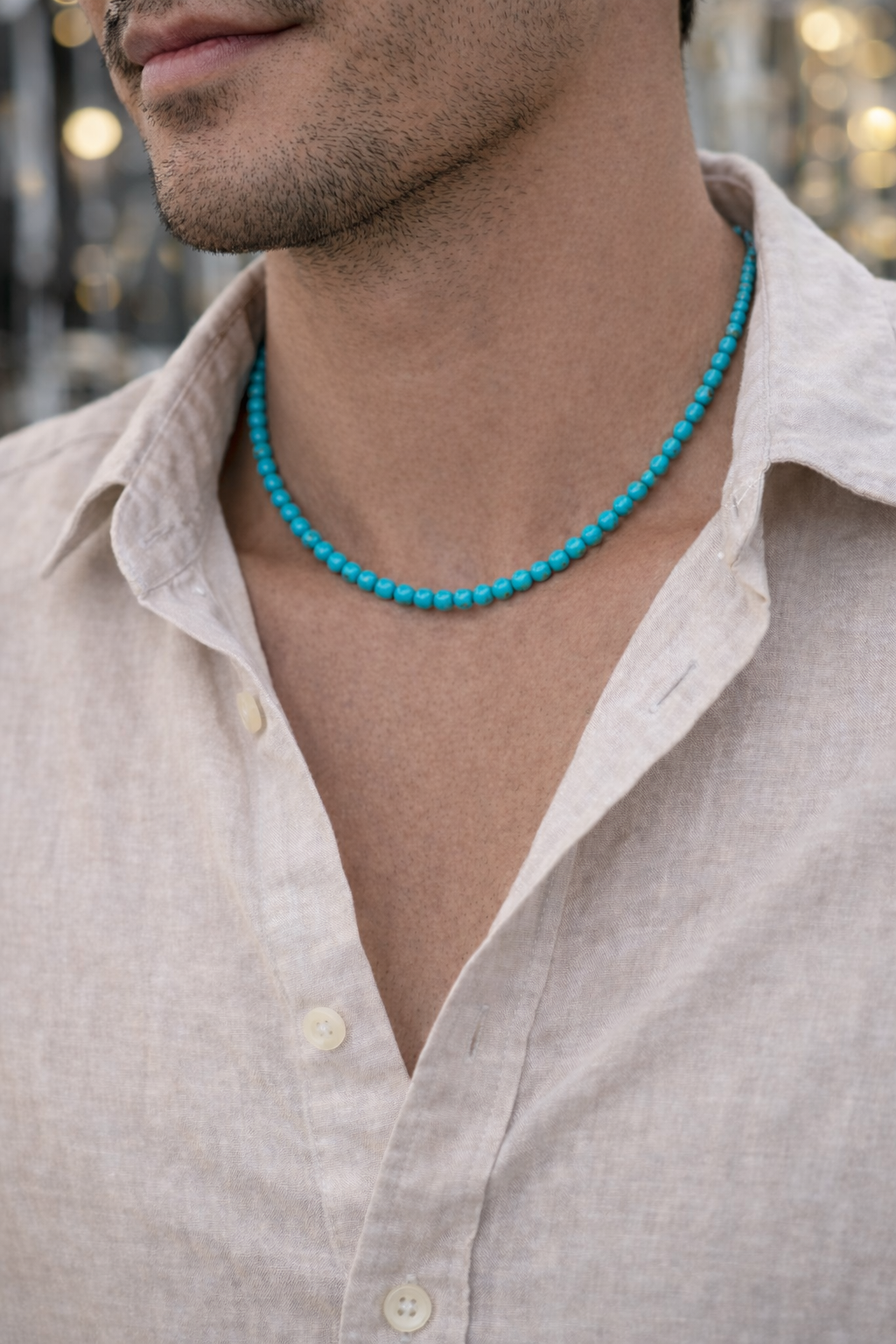 Collar de piedras Turquesa