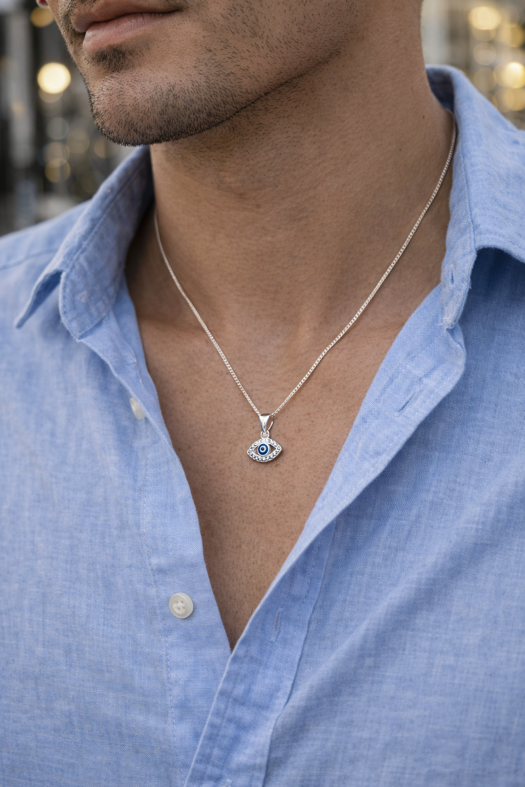 Cadena Talismán Blue