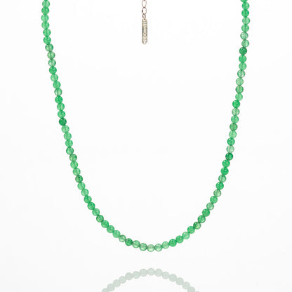 Collar de piedras Jade